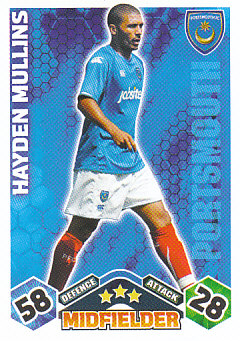 Hayden Mullins Portsmouth 2009/10 Topps Match Attax #244